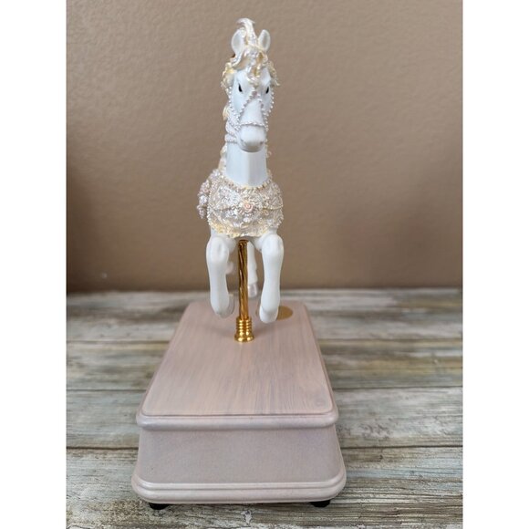 Chantilly Wedding Carousel Horse San Francisco Music There Is Love Ltd Ed No Box - Picture 4 of 13